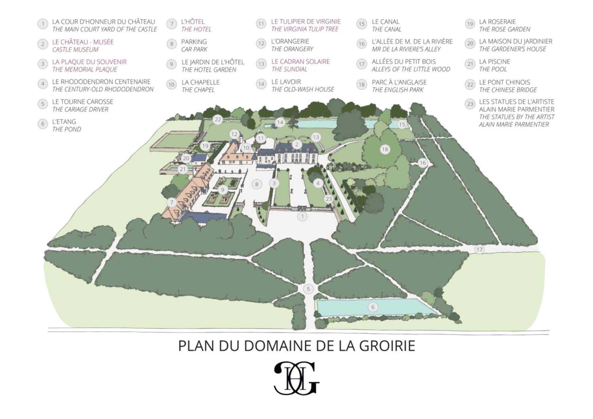 Hotel Du Domaine De La Groirie - Le Mans Trangé Kültér fotó